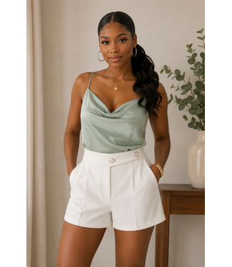 On The Rise Shorts - Ivory