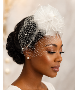 Well Wishes Fascinator - White
