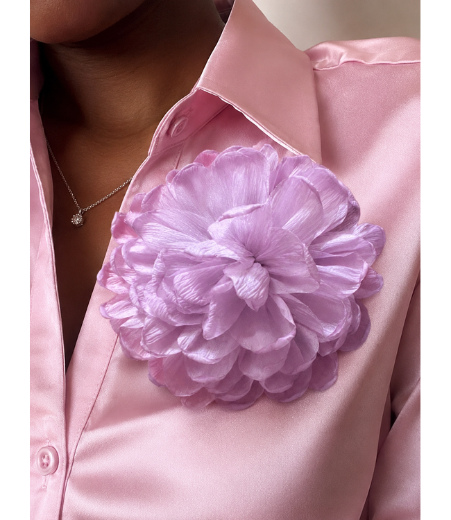 Spring Feel Rosette Fascinator & Corsage - Lilac