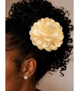 Spring Feel Rosette Fascinator & Corsage - Yellow