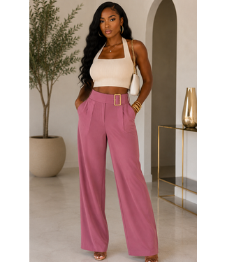 Tailored Hardware Pants - Clay