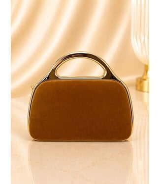 Velvet Love Clutch - Gold