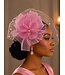 Rose Romance Fascinator - Pink