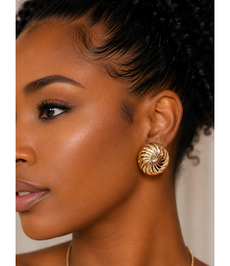 Feeling Inspired Earrings - Gold