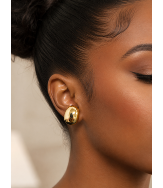 Got The Power Earrings - Gold