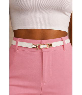 Simply Iconic Belt - White