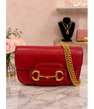 Link By Link Fanny Pack/Crossbody Bag - Red