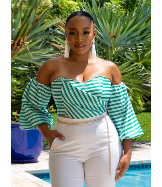 Side To Side Off Shoulder Top