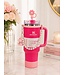 The Flowstate Quencher H2.0 Tumbler 40oz - Hot Pink