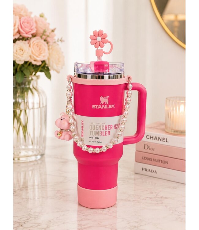 The Flowstate Quencher H2.0 Tumbler 40oz - Hot Pink