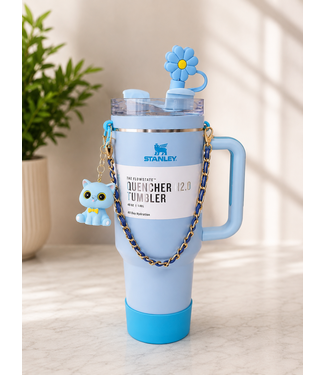 The Flowstate Quencher H2.0 Tumbler 40oz - Blue/Aqua