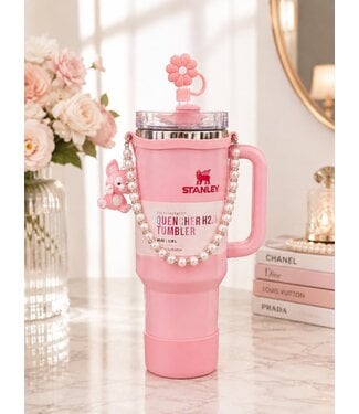 The Flowstate Quencher H2.0 Tumbler 40oz - Rose Quartz
