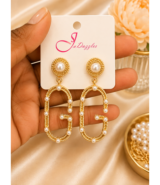 DOUBLE G EARRINGS - GOLD