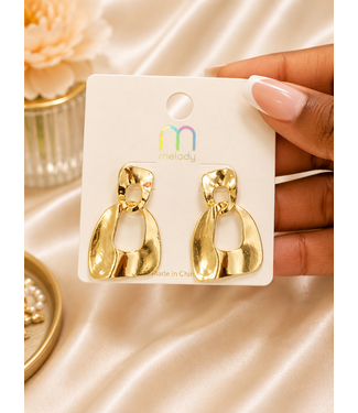 The Statement Knot Earrings - Gold