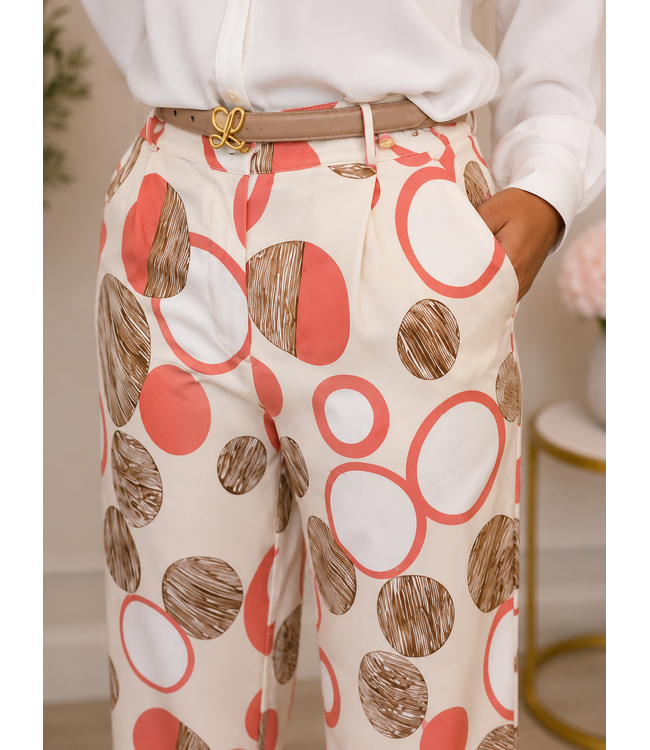 Beautiful Dots Pants - Coral