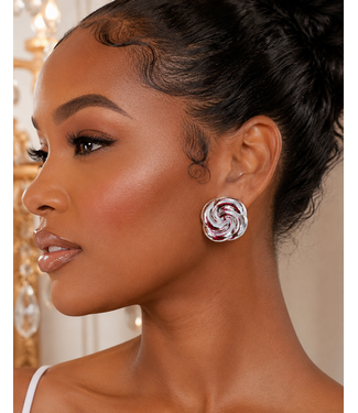 Swirl Over Knobs - Silver