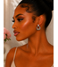 PATCHED IN EARRINGS - SILVER