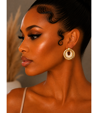 Moments Of Truth Earrings - Gold