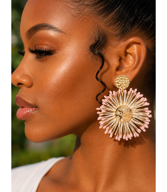 Bright Mood Earrings - Pink