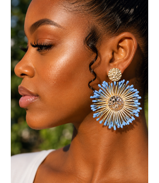 Bright Mood Earrings - Blue