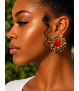 Sunny State Earrings - Red