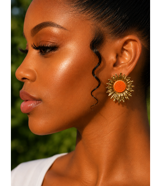 Sunny State Earrings - Orange