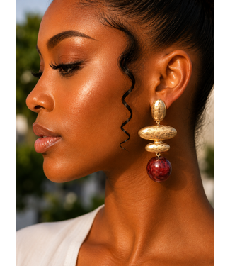 First Impressions Earrings - Red
