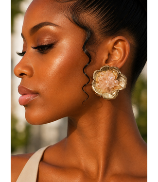 Festival Flora Earrings - Blush