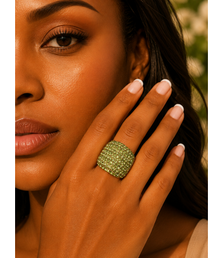 Row By Row Ring - Green