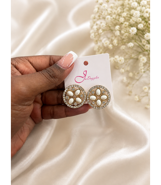 CIRCLE OF PEACE EARRINGS - MINT