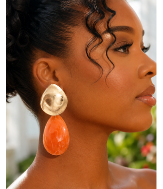 Tropic Treasure Earrings - Orange