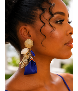 Seaside Stroll Earrings - Royal Blue
