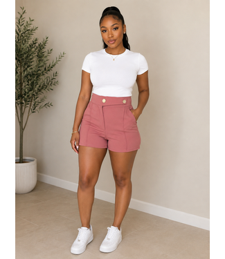 Beyond Basic Shorts - Dusty Rose