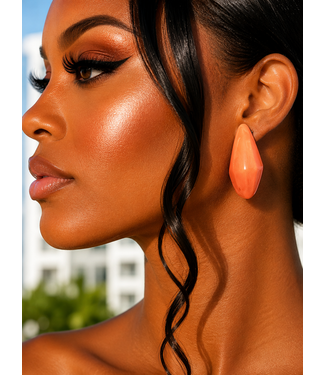 Fierce & Bold Earrings - Orange