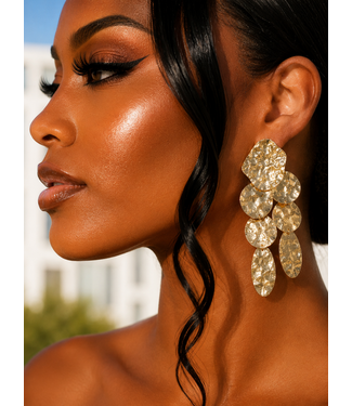Shape In Place Earrings - Gold