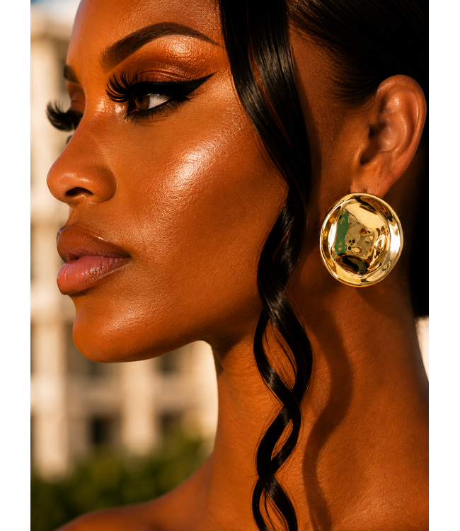 Spotlight Ready Earrings - Gold