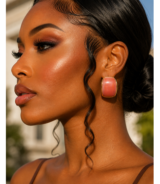 Horizon Glow Earrings - Pink