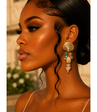 Hello Summer Earrings - Blue
