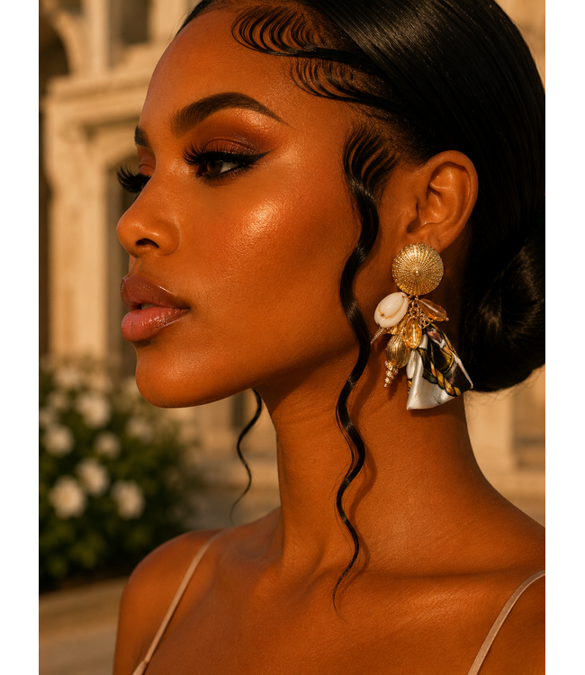 Seaside Stroll Earrings - Brown