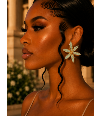 Wildflower Wishes Earrings - Sage