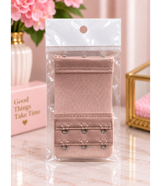 Three Hook Bra Strap Extender - Nude