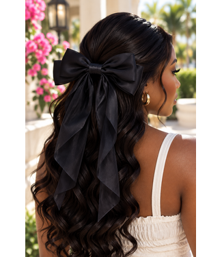 Pretty Girl Era Hair Bow - Black