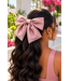 A Girl's Girl Hair Bow - Dusty Pink