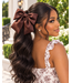 A Girl's Girl Hair Bow - Brown