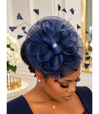 Main Event Fascinator - Navy