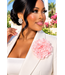 Full Bloom Brooch & Hair Pin - Light Pink
