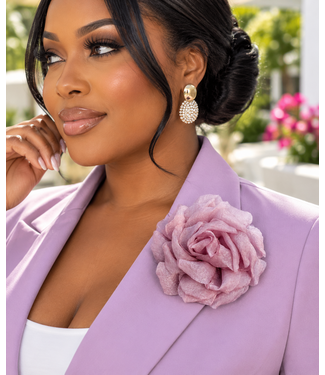 Finishing Touch Brooch & Hair Pin - Mauve
