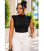High Rolling Studded Top