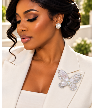 Be Free Brooch & Hair Clip - Silver