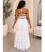 Free Spirit Crochet Maxi Dress - White